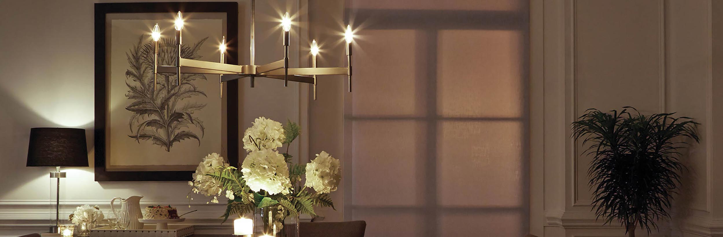 Golden Lighting Fixture